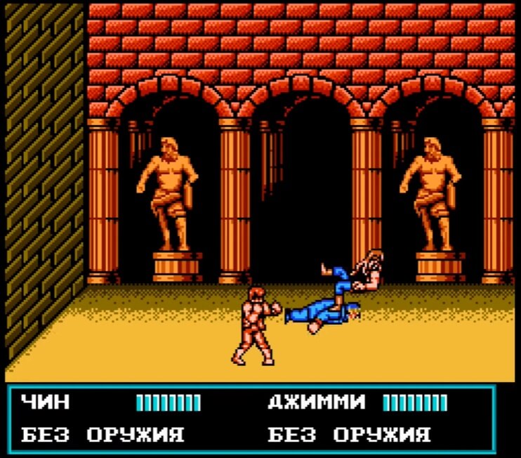 Double Dragon 3 The Sacred Stones - геймплей игры Dendy\NES